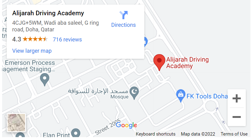 Alijarah Driving Academy Location